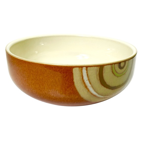 1 ct Fire Chili Swirl Soup Cereal Bowl 6" Swirl Demby England Stoneware - Picture 2 of 6